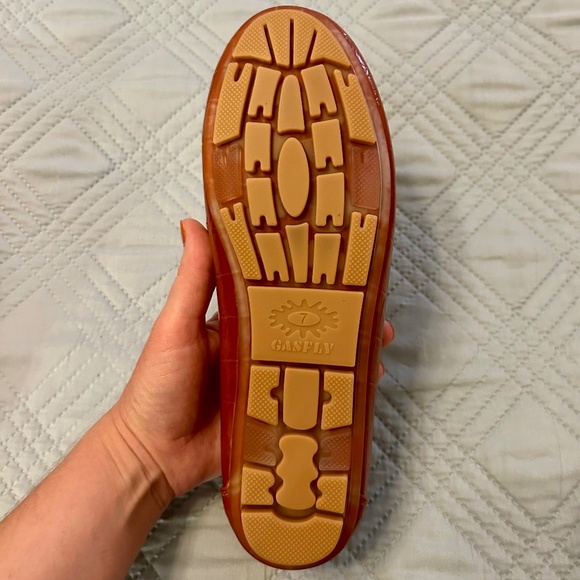 GASFLY Loafers, NWOT, Cognac with Jewel Detail, Size 7 - Picture 6 of 7